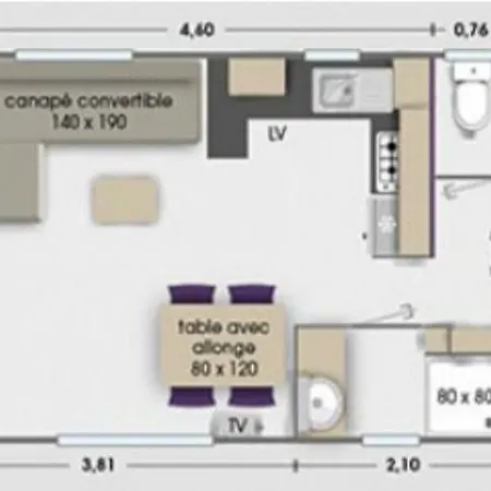 Camping Siblu Mobil סן-ברבן-לה-פן